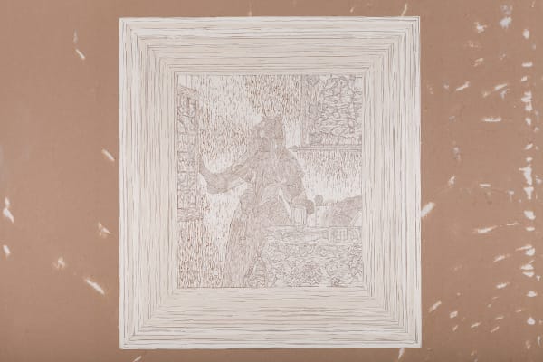 Pavel Acosta, Young Woman with a Water Pitcher by Johannes Vermeer (1662) From the series: 'Stolen from the Met', 2014