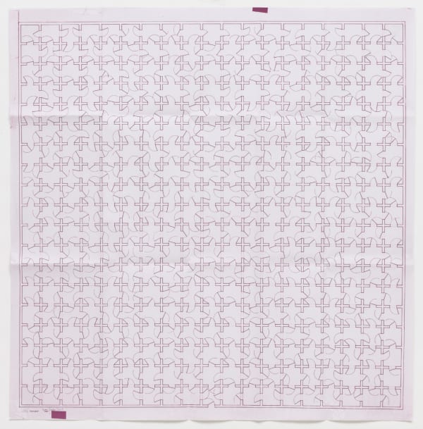 León Ferrari Estudo from The Architecture of Madness series, 1981 Heliograph 36 x 36 in 91.4 x 91.4 cm Open Edition