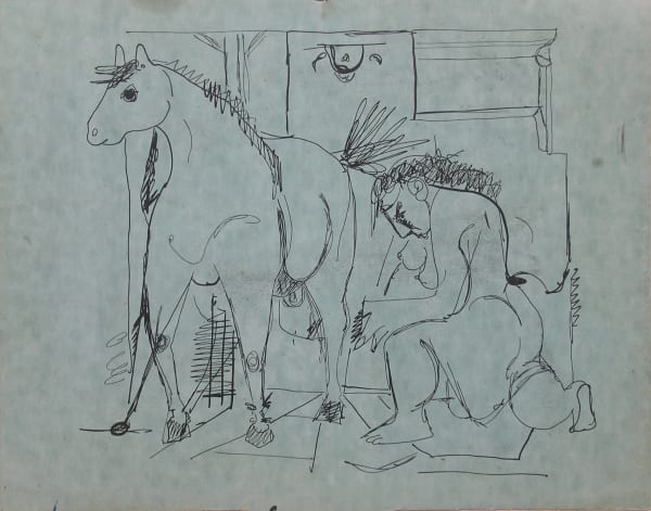 Mariano Rodriguez, Untitled (double sided), 1941