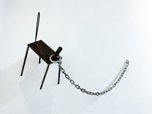 Carolina Sardi Perro, 1995 Painted steel 31 x 40 x 15 in 78.7 x 101.6 x 38.1 cm