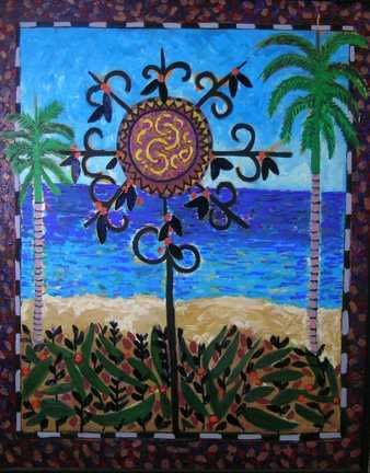 Burton Chenet, Triptych (left panel), N.D.