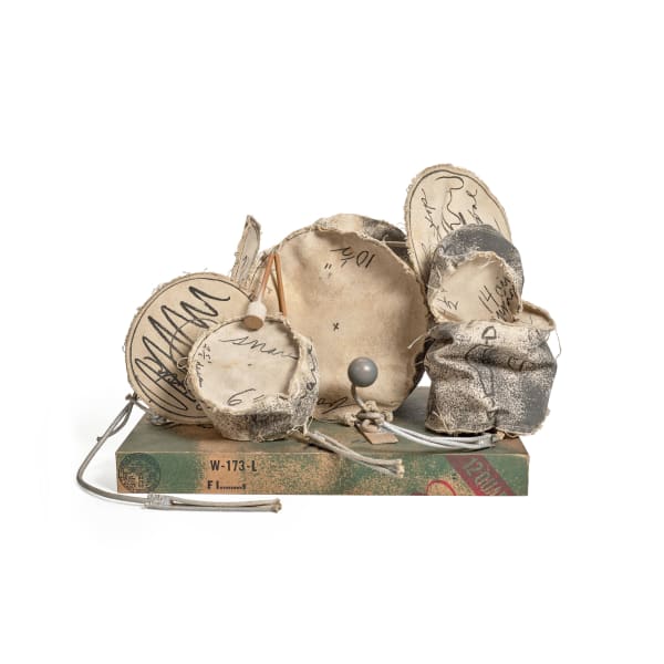 Claes Oldenburg, Miniature Soft Drum Set (Axsom & Platzker 61), 1969