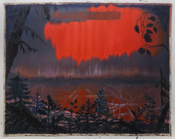 Jorge Rios This was the first light, 2020 Oil on canvas 96 x 120 in 243.84 x 304.8 cm