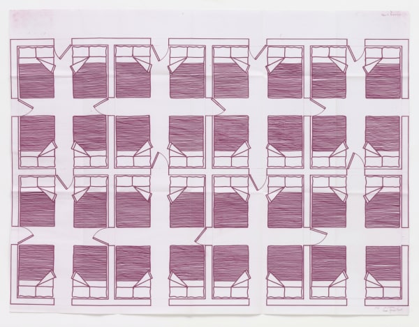 León Ferrari Camas from The Architecture of Madness series, 1982 Heliograph 37 x 43 in 94 x 109.2 cm Open Edition