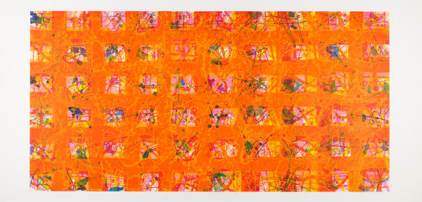 Sam Francis Pioggia d'Oro (Golden Rain), 1988 Etching and aquatint in colors on Fabriano paper 38 7/8 x 78 3/4in (98.7 x 200cm) sheet 45 5/8 x 95 1/4in (115.9 x 241.9cm) Ed. of 30