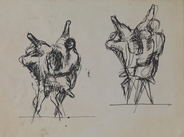 Studies for Meat Porters, c.1959