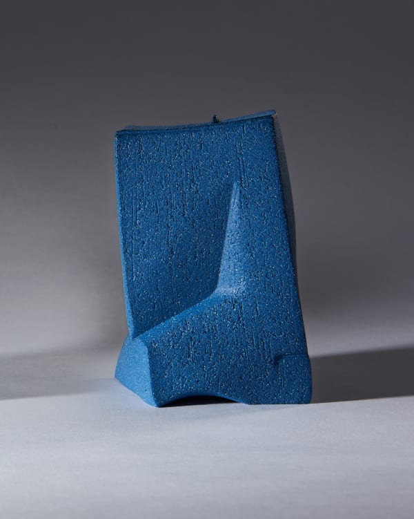 Rachel Grimshaw Blue Echo Pot III, 2021 Solid stoneware 12 x 8 x 8 cm 4 3/4 x 3 1/8 x 3 1/8 in Unique