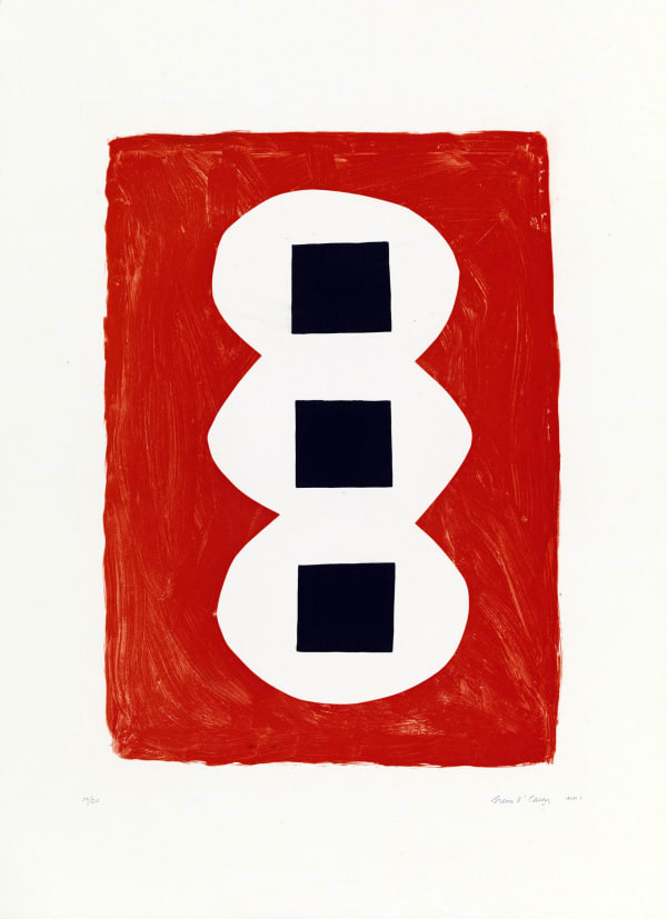 Breon O'Casey Three Black Squares, 2001 Etching and linocut 89.5 x 67 x 4 cm (Framed) 35 1/4 x 26 3/8 x 1 5/8 in Edition 10 of 20