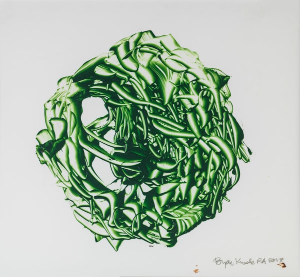 Dark Green Sphere, 2018