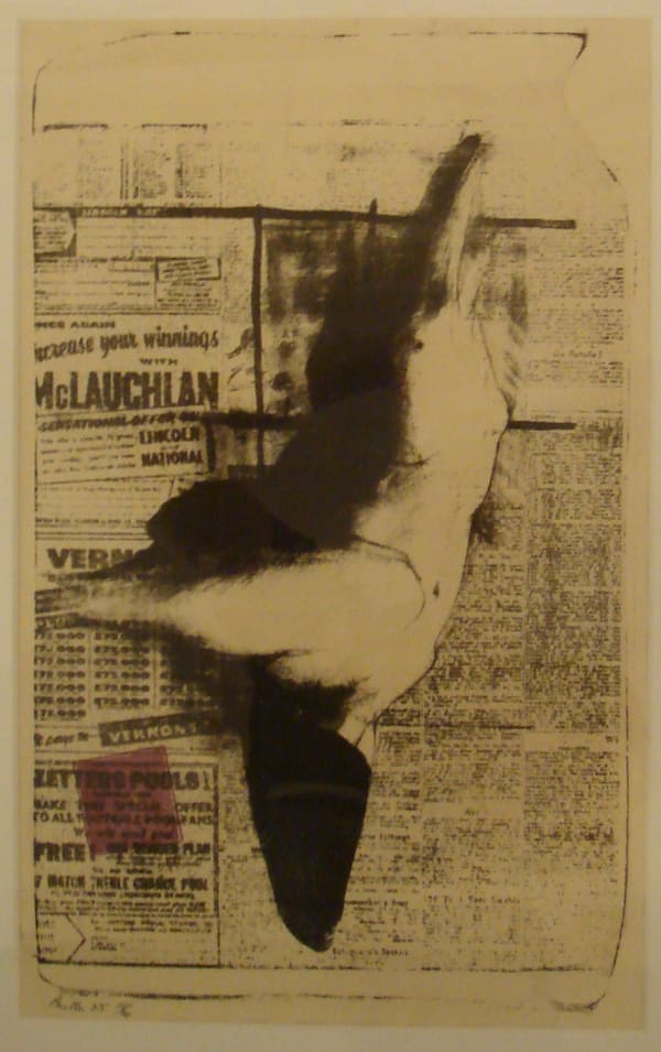 Figure and English Newspaper, 1955