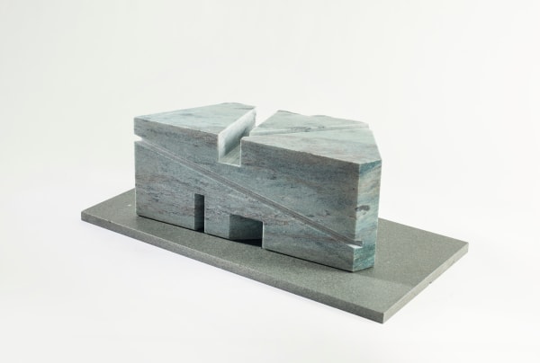 John Maine RA Fortress, 2021 Norwegian Schist 15 x 15 x 36 cm 5 7/8 x 5 7/8 x 14 1/8 in Unique