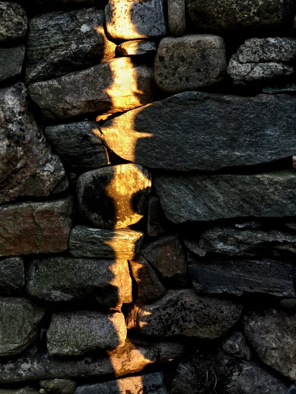 Winter Wall, Setting Light, Hebrides III, 2022