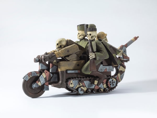 Steve Hurst Four Horsemen of the Apocalyse, 2015 Bronze 37 x 65 x 29 6 (1 of 6)