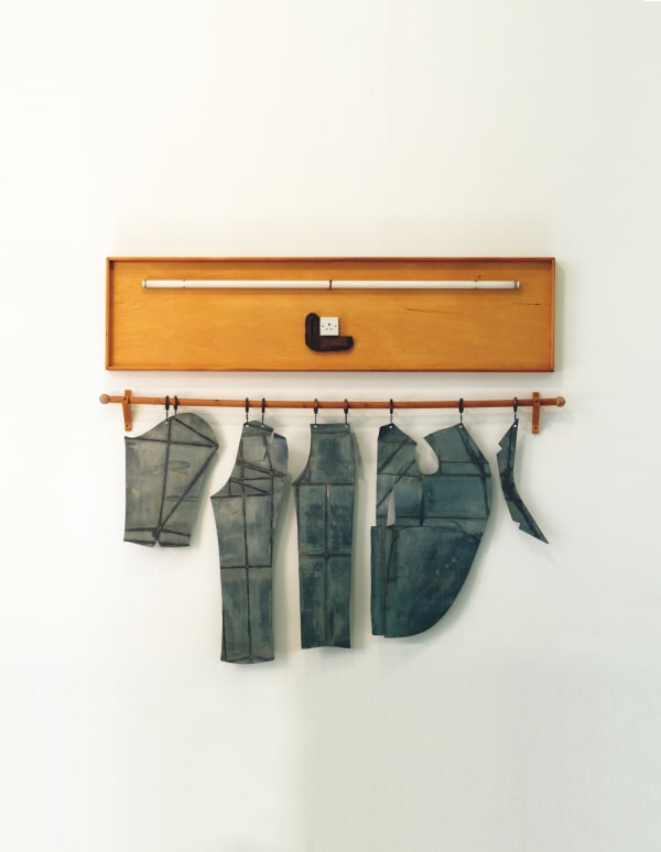 Carl Plackman Bachelor of Arts , 1977 Mixed media 172 x 220 x 10 cm 67 3/4 x 86 5/8 x 4 in Unique