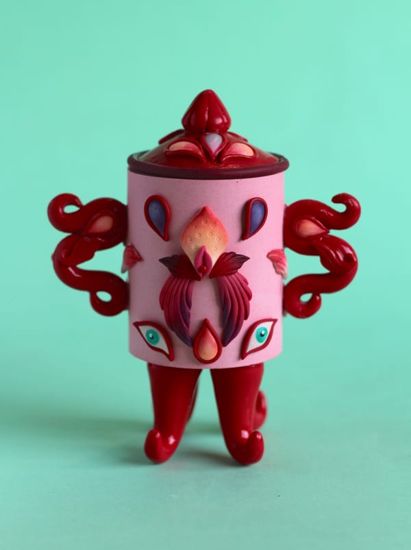 Ruby Orchid Snuff Bottle, 2024