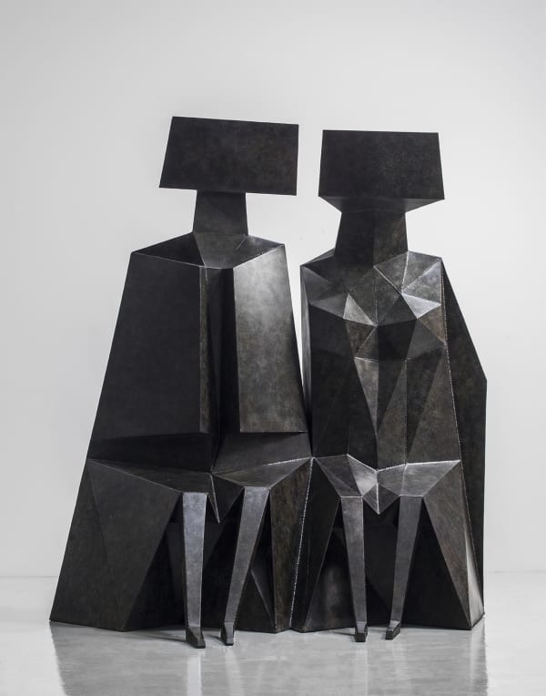 Sitting Couple (C93), 1989