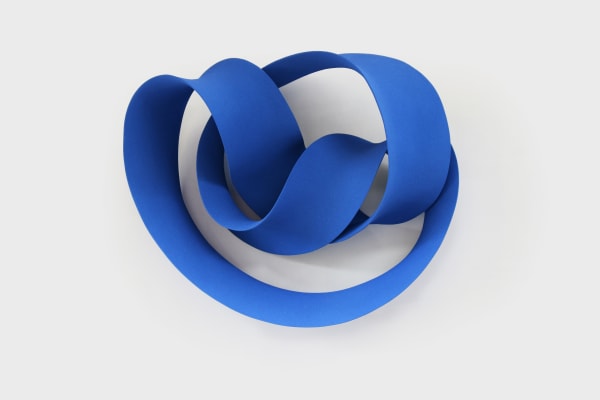 Merete Rasmussen Continuous Blue, 2018 Ceramic with coloured slip 52 x 65 x 22 cm 20 1/2 x 25 5/8 x 8 5/8 in Unique