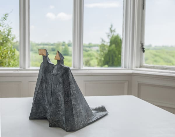 Lynn Chadwick Standing Couple (798S), 1980 Bronze 34 x 34 x 53 cm 13 3/8 x 13 3/8 x 20 7/8 in EA 1 from an edition of 9