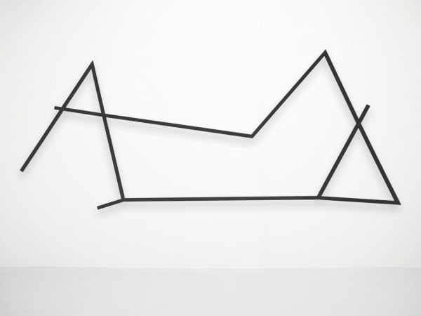 William Tucker RA Cat's Cradle III, 2020 Aluminium 546.5 x 222 cm 215 8/50 x 87 2/5 inches Unique