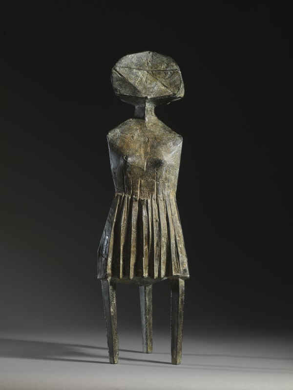 Lynn Chadwick Skirt (594), 1970 Bronze 67 x 22 x 20 cms 26 3/8 x 8 5/8 x 7 7/8 inches Edition 00 of 6