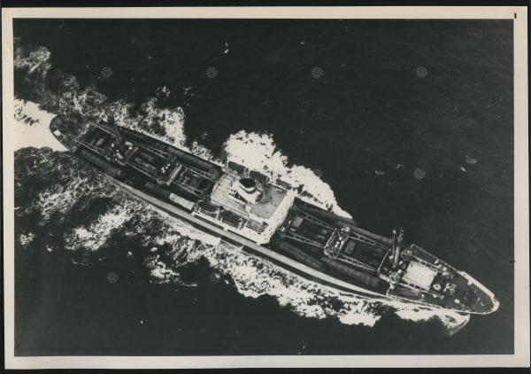 The Cuban Missile Crisis Eight Mid-range Ballistic Missiles Visible On The Deck of Soviet Steamer On Route Back Home November,...