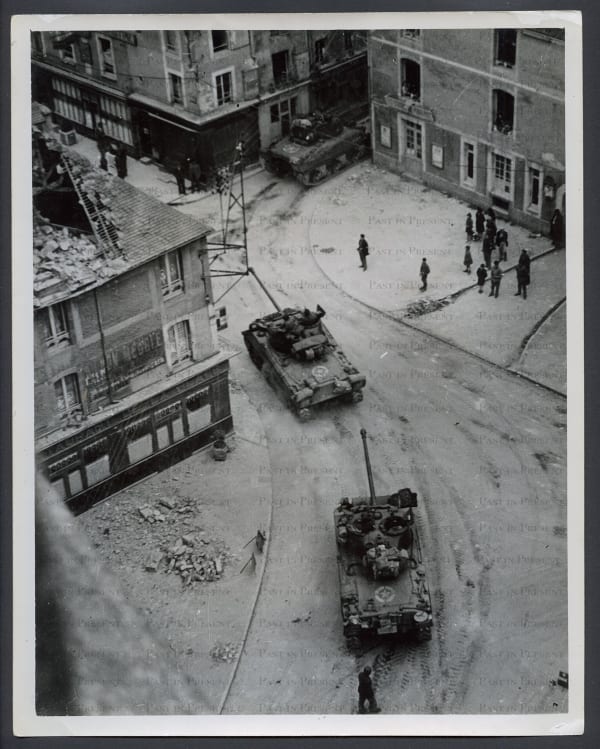 British War Office, “Sherman Seventeen-Pounder Tank In Normandy”, 1944