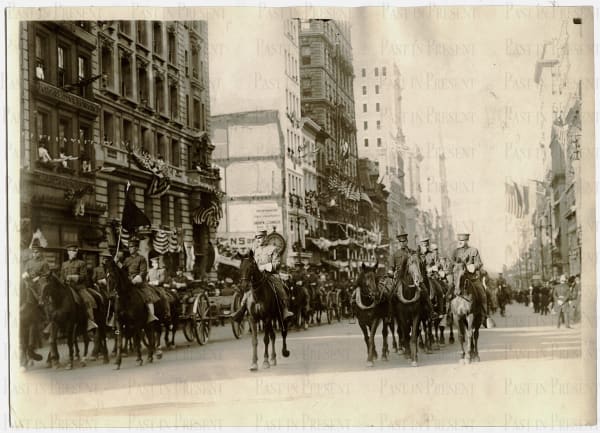 Hudson-Fulton Celebration Military Parade on Fifth Avenue, New York City, 1909