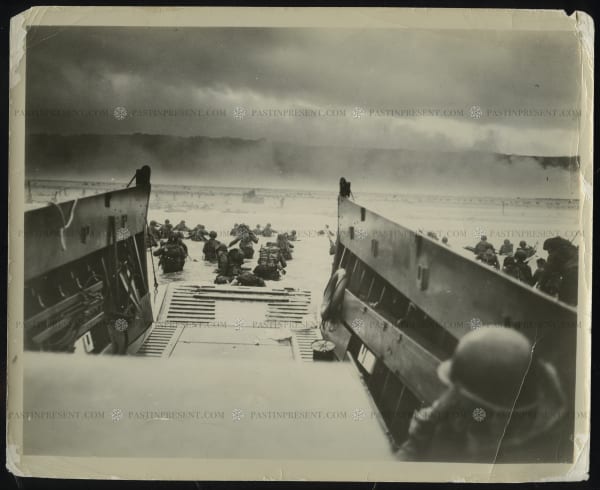 Robert F. Sargent, "Into the Jaws of Death" Assault troops approach Omaha Beach on D-Day , June 6, , 1944