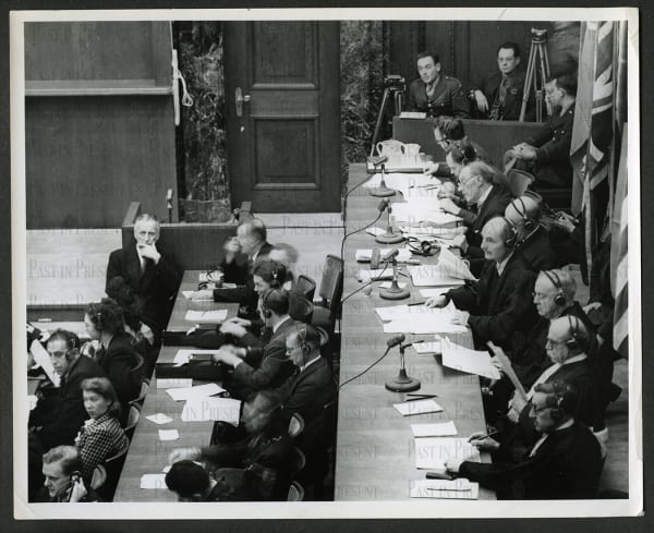 U.S. Army, "Nuremberg Trial" Day 1, Nuremberg Germany, November 20th, 1945, 1945