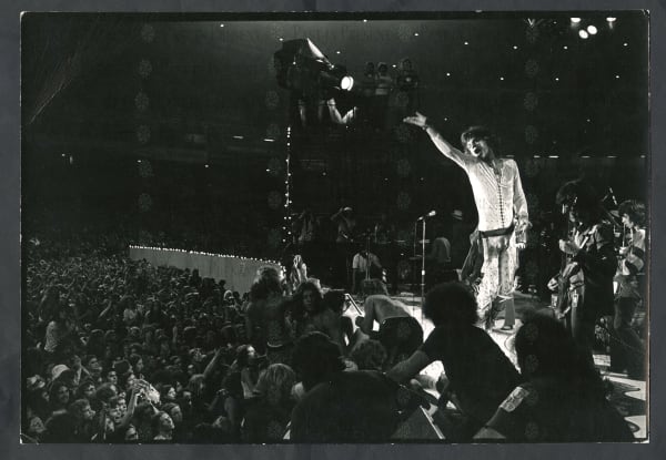 Peter Beard, Midnight Majesty: Mick Jagger Commands the Stage – Madison Square Garden, 1972 (Terry Southern Collection), 1972