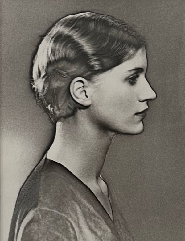 Man Ray, Lee Miller -Surreal Solarized Portrait of Lee Miller, 1930