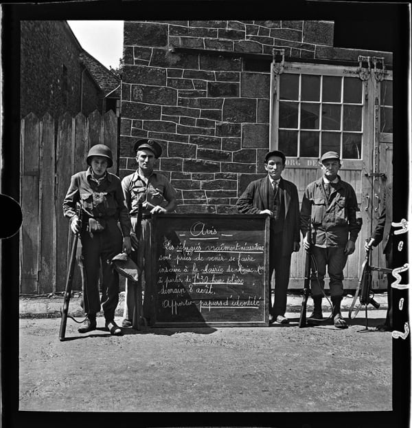 John G. Morris, #17 Miniac-Morvan, Ille-et-Vilaine, Brittany, August 7 — after being liberated