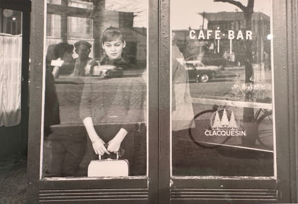 Edouard Boubat, L' Attente, Cafe Vache Noire, Pairs, 1957