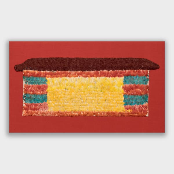 Nazca Culture, Abstract Feather Panel (related examples in the Albers’ Foundation), Circa. 500 AD