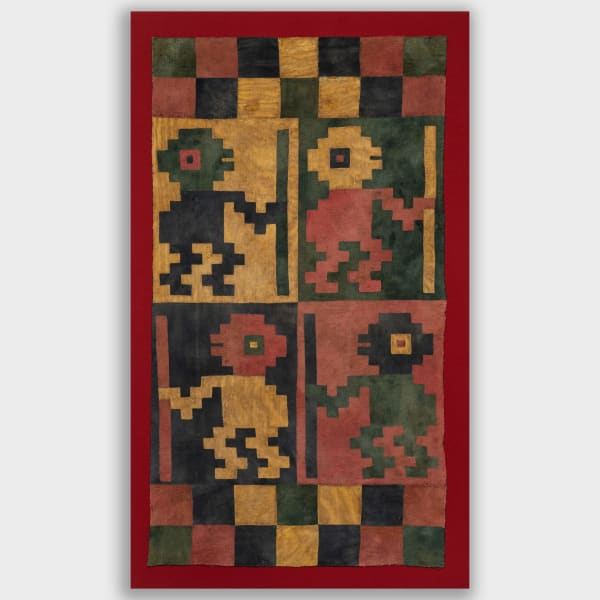 Nazca/Huari Culture, Nazca/Huari Four Figure Textile, Circa. 300 - 600AD