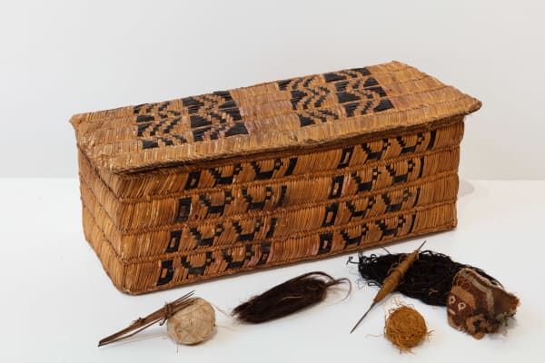 Chancay Culture, Fine Chancay weaving tools container, Circa. 1300 - 1500 AD