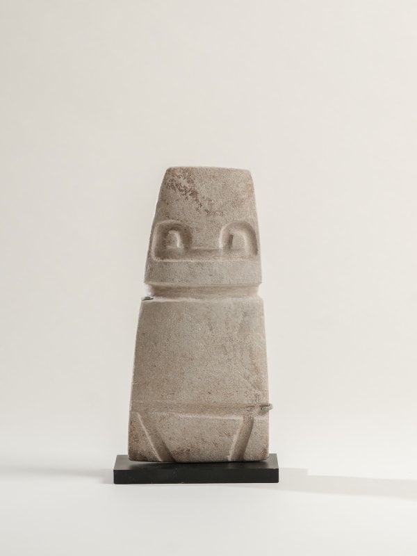 Valdivia Culture, Valdivia Limestone Slab Figure, Circa. 2200BC