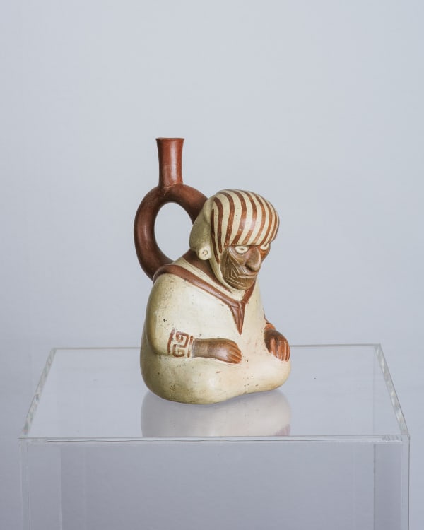 Moche Culture, Shaman in Meditation pose, Circa. 500AD