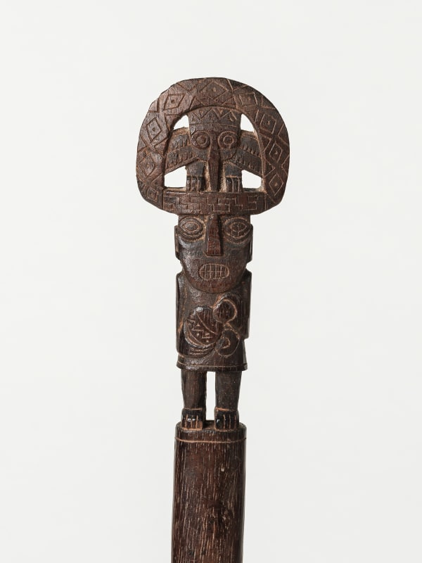 Chimu Culture, Chimu wood staff, Circa. 1000 - 1200 AD