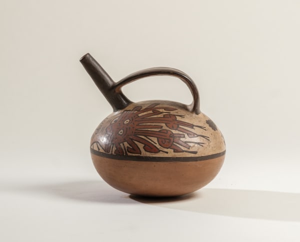 Nazca Culture, A Nazca stirrup spout vessel, Circa. 200 - 600 AD