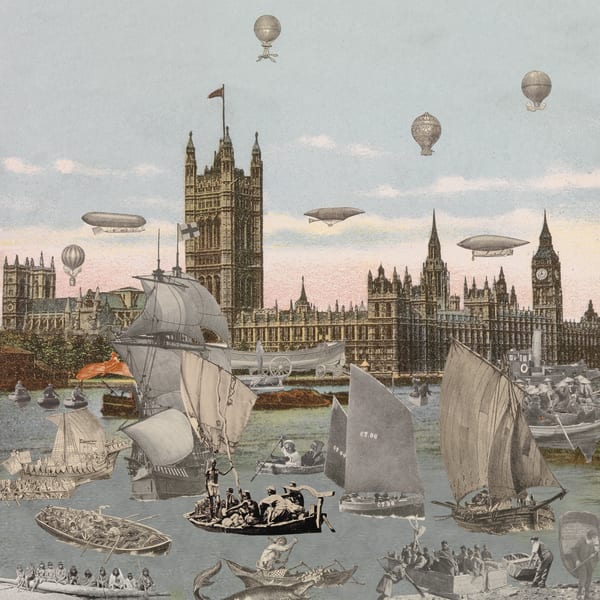 Peter Blake, London- River Thames- Regatta, 2012