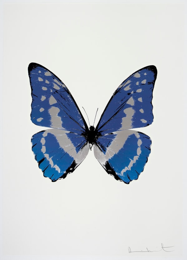 Damien Hirst, The Souls III - Frost Blue/Silver Gloss/Raven Black, 2010