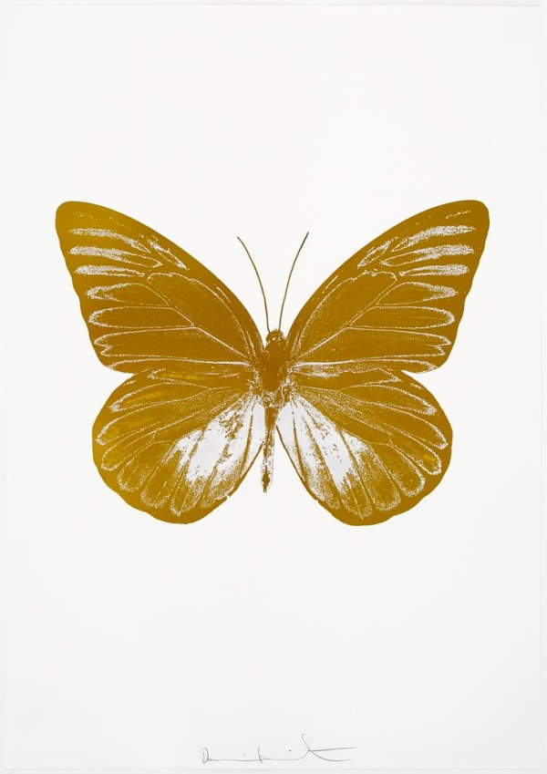 Damien Hirst, The Souls I - Oriental Gold/Silver Gloss, 2010