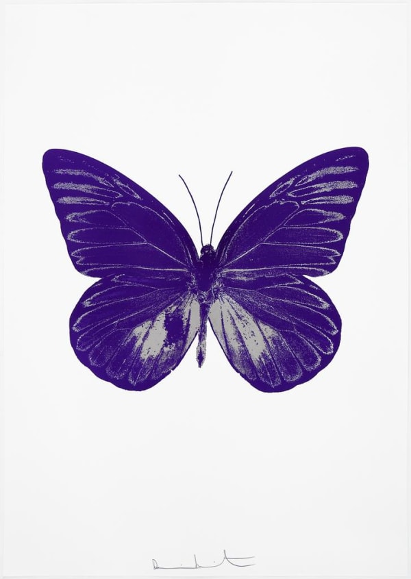 Damien Hirst, The Souls I - Imperial Purple/Silver Gloss, 2010
