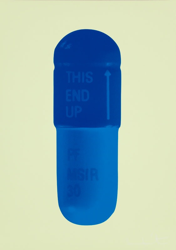 Damien Hirst, The Cure - Sherbet Green/Royal Blue/Ocean Blue, 2014