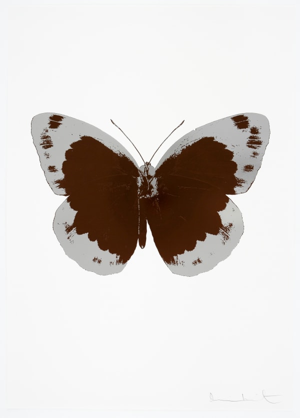 Damien Hirst The Souls II - Chocolate/Silver Gloss/Blind Impression, 2010 2 colour foil block on 300gsm Arches 88 archival paper. Signed and numbered. Published by Paul Stolper and Other Criteria 72 x 51cm OC7850 / 658-33 Edition of 15