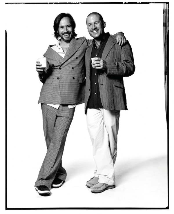 David Bailey, Marc Newson and Jony Ives, 2010