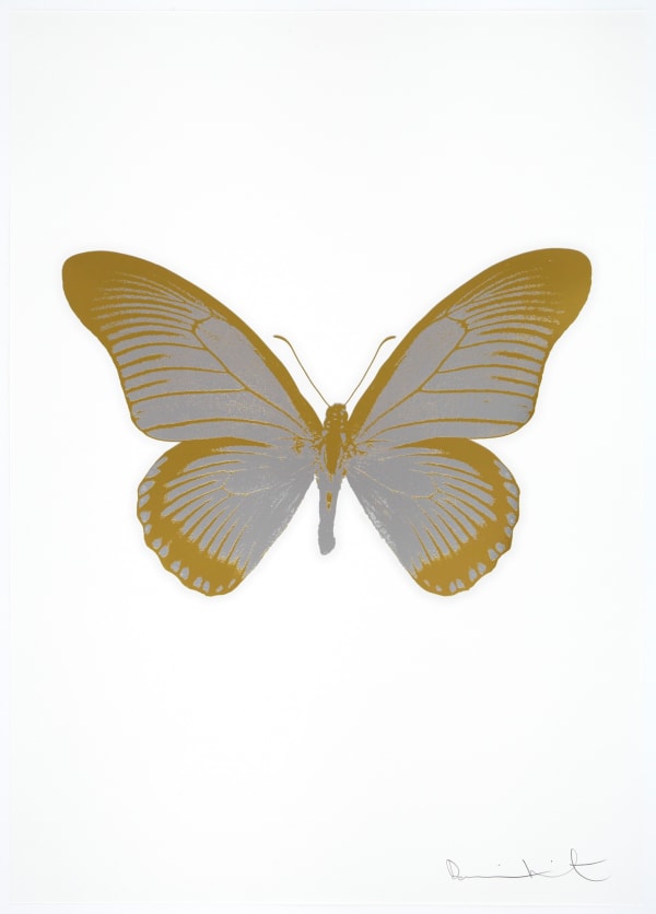 Damien Hirst, The Souls IV - Silver Gloss/Oriental Gold, 2010