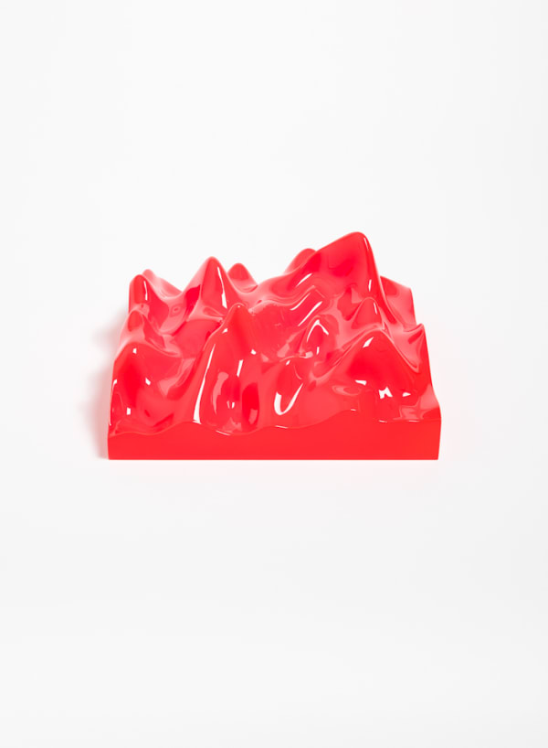 Peter Saville, Unknown Pleasure, Fluro Orange, 2015