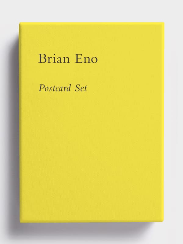 Brian Eno, Postcard Set (Factory Yellow), 2020